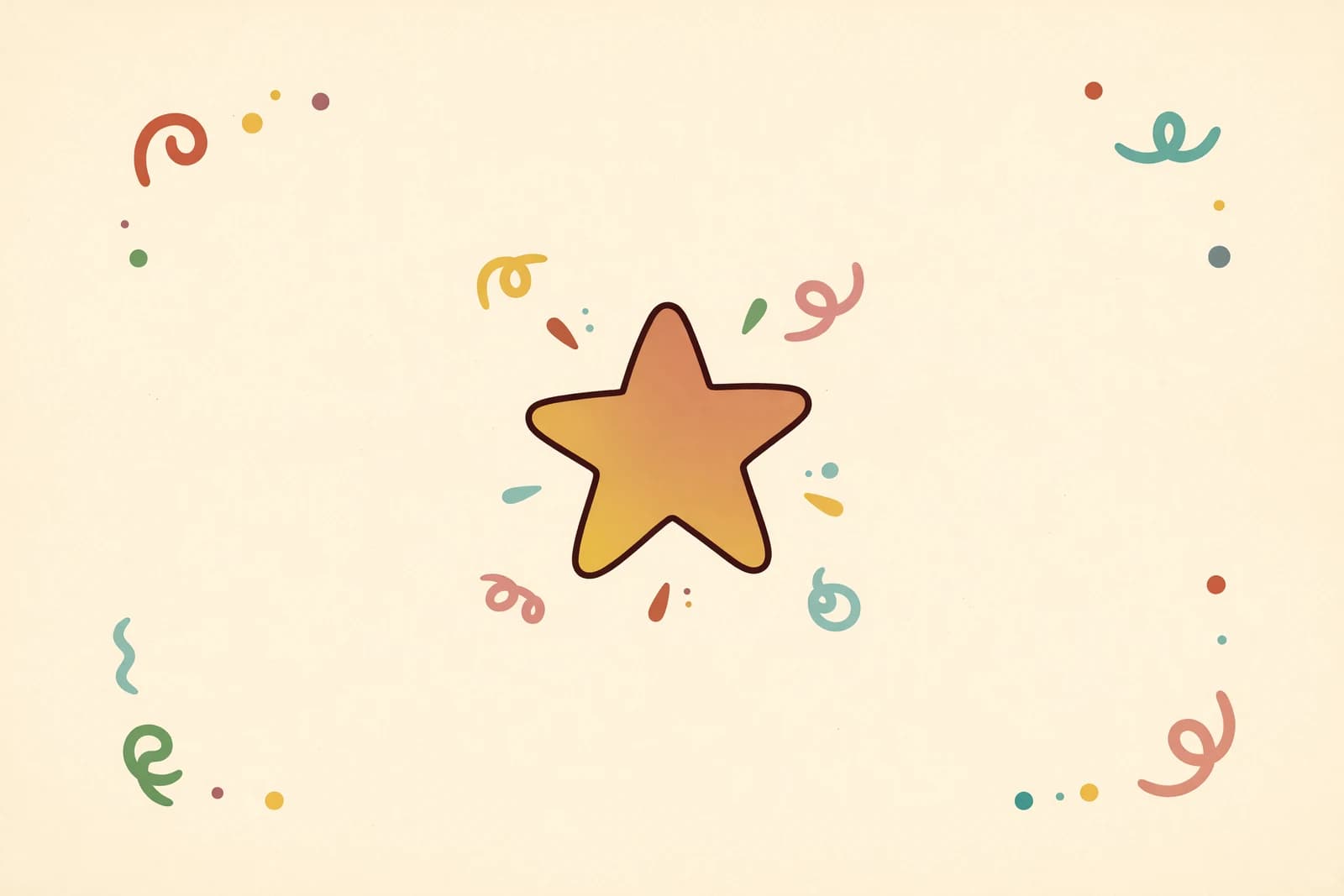 Illustration for How to Draw a Star (Easy 5-Point Star)