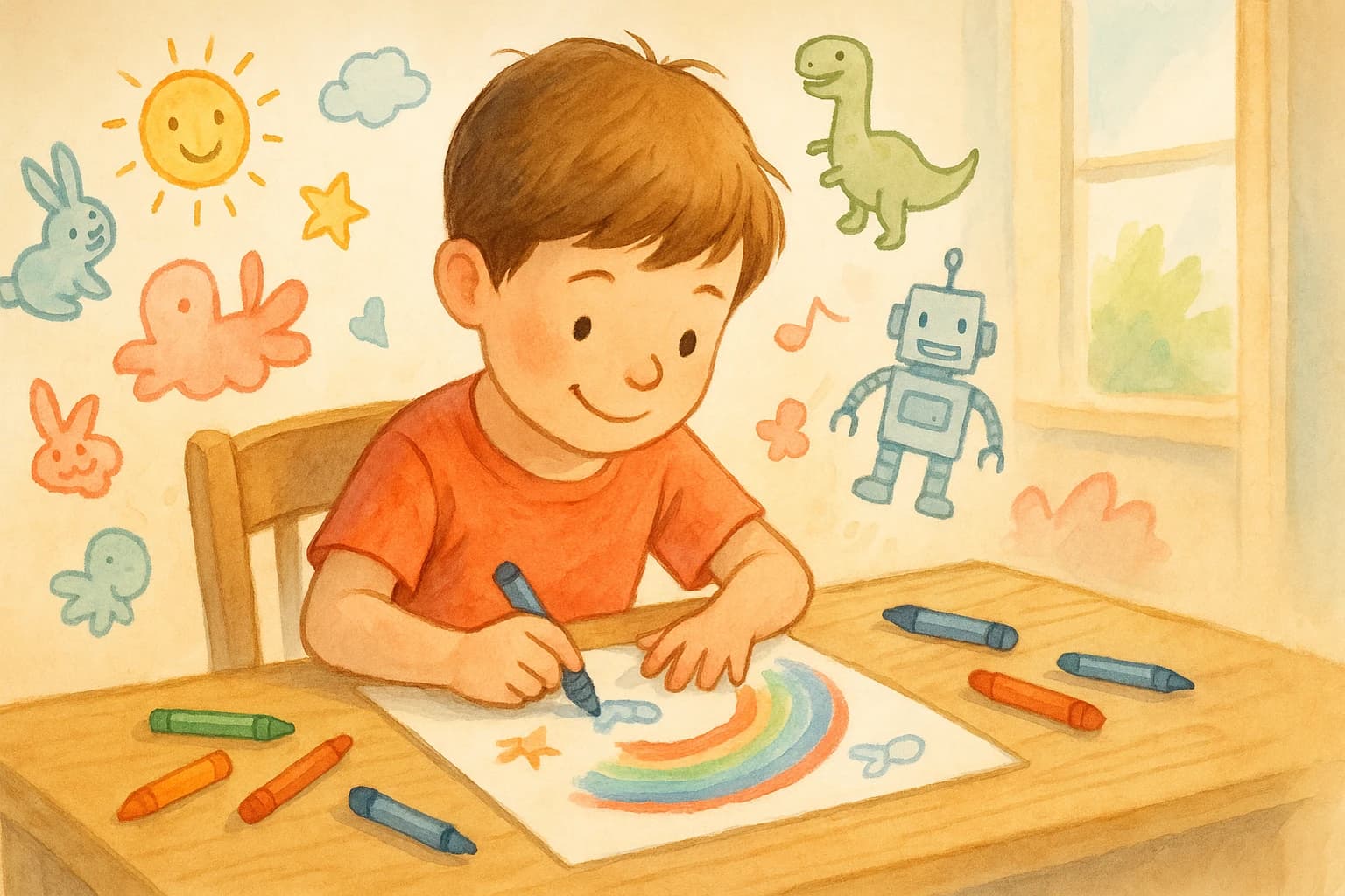 Featured image for 40+ Drawing Ideas for Kids: Easy, Fun, and Full of Imagination