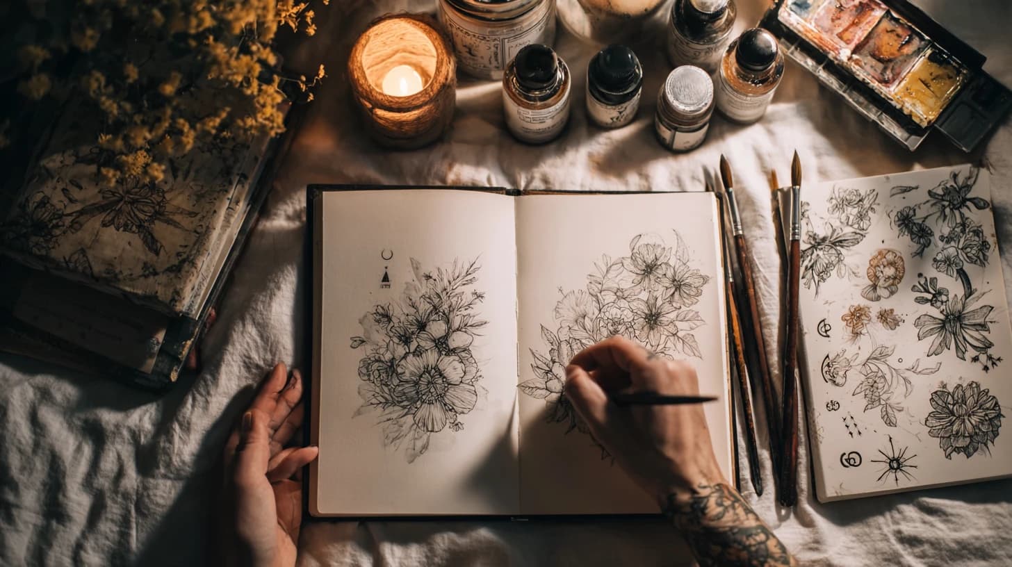 Featured image for 25 Beautiful Tattoo Drawing Ideas for Beginners: Simple, Small & Meaningful