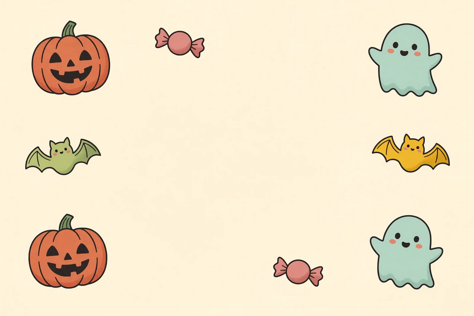 Illustration for 50 Halloween Drawing Ideas (Cute & Spooky)