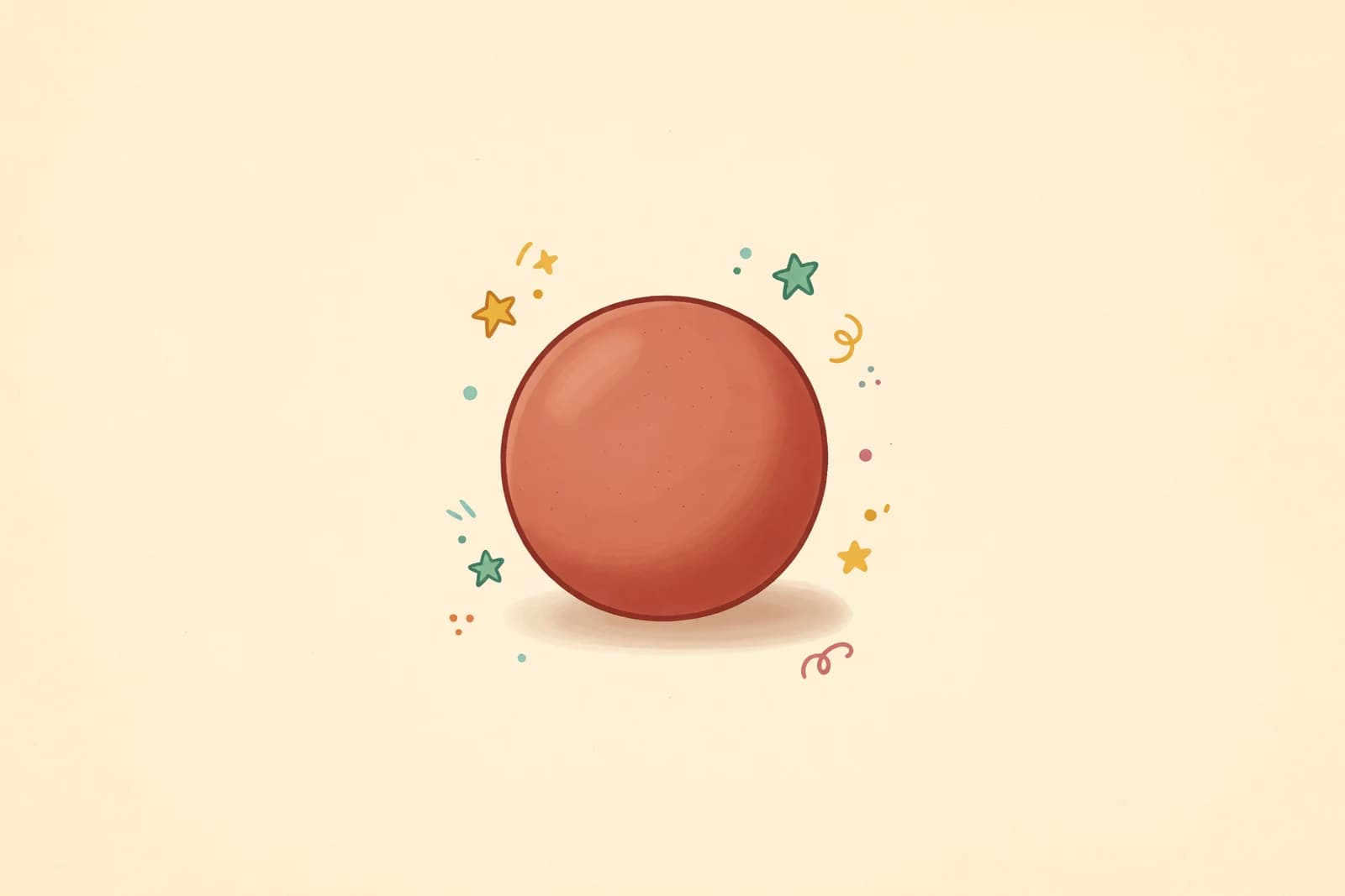 Illustration for How to Draw a Ball (Shade a Sphere to Look 3D)