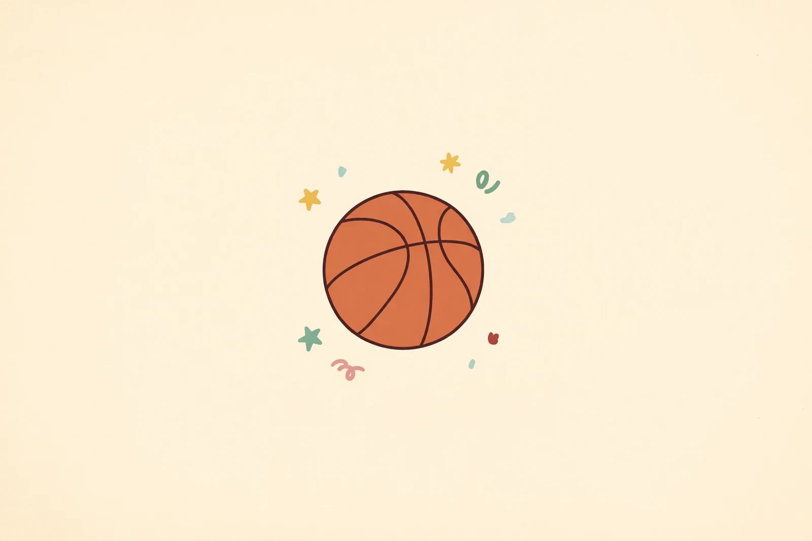 Illustration for How to Draw a Basketball (Easy Step by Step)