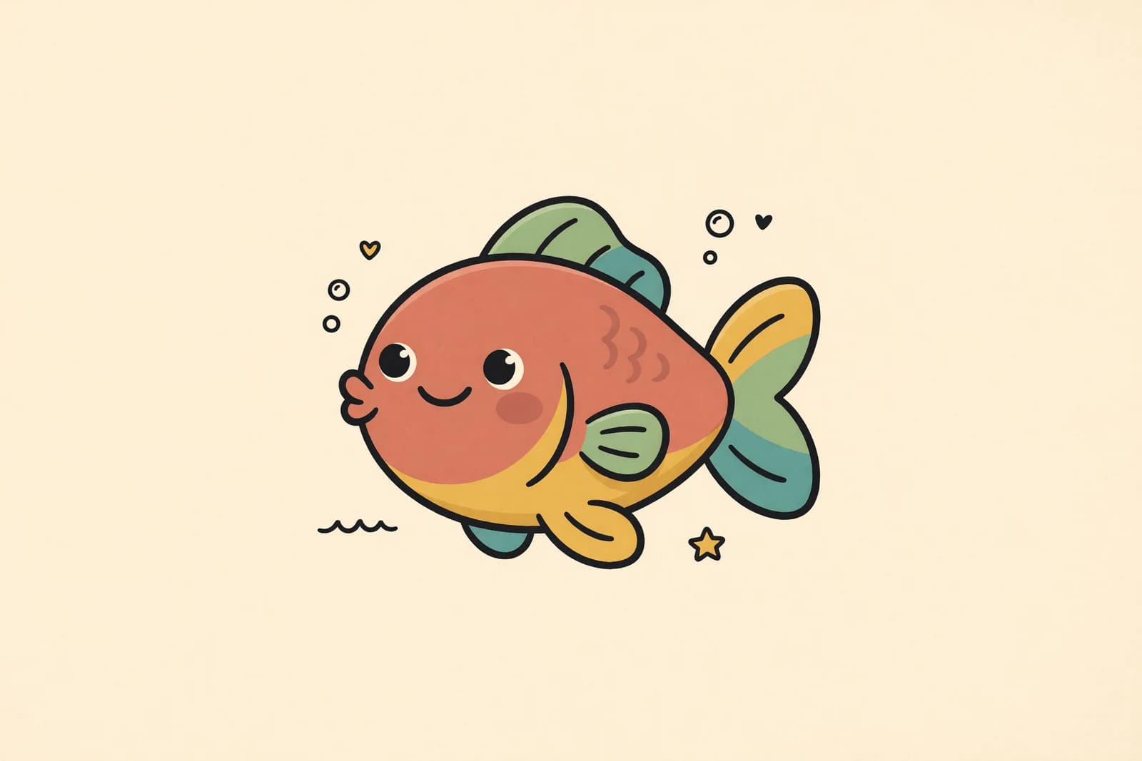 Illustration for How to Draw a Fish (Easy Step-by-Step Guide)