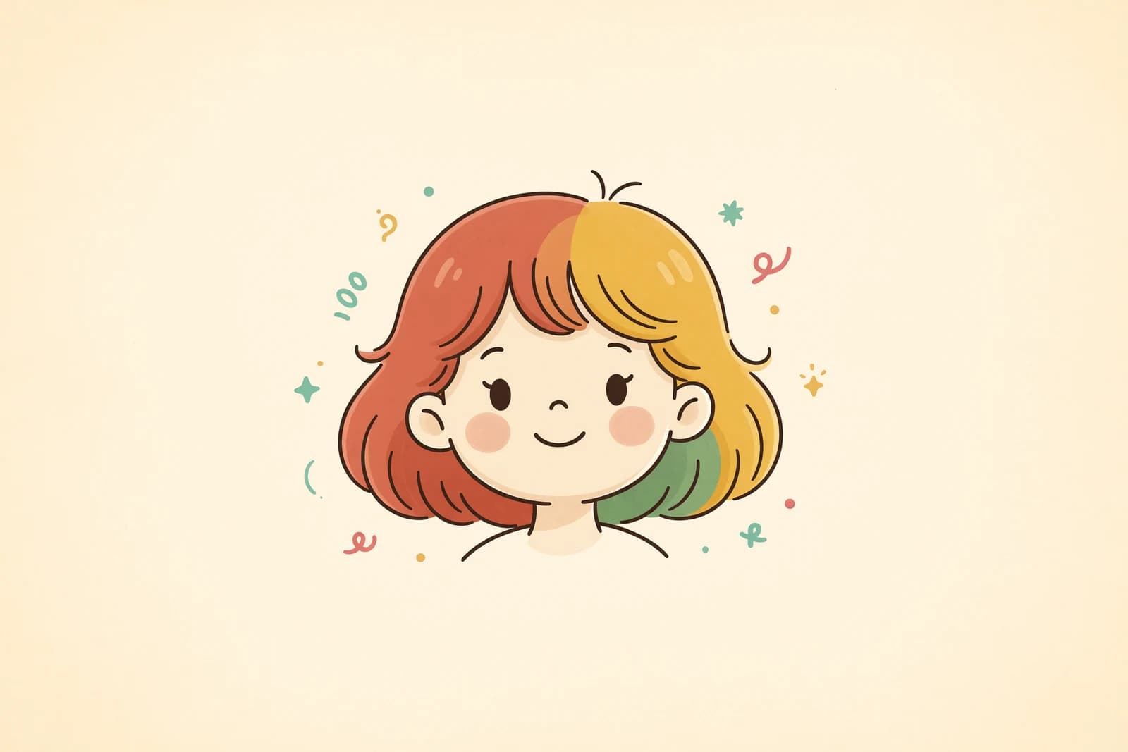 Illustration for How to Draw Hair (Easy Step-by-Step Guide)