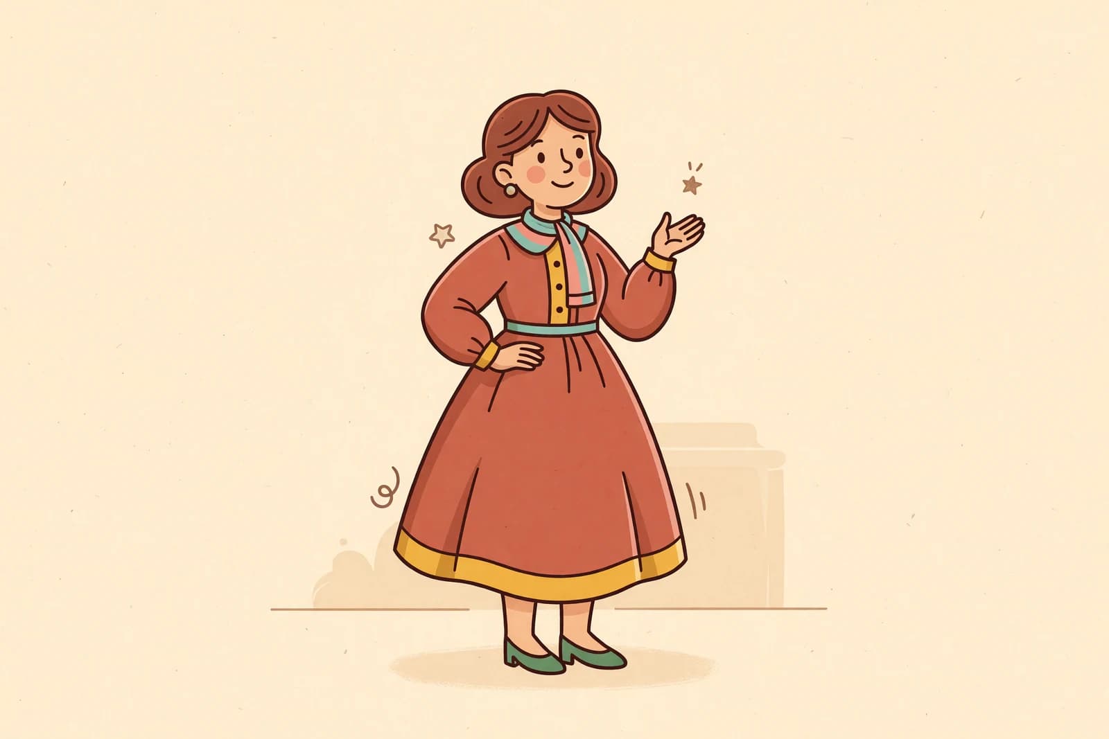 Illustration for How to Draw a Lady (Easy Step-by-Step Guide)