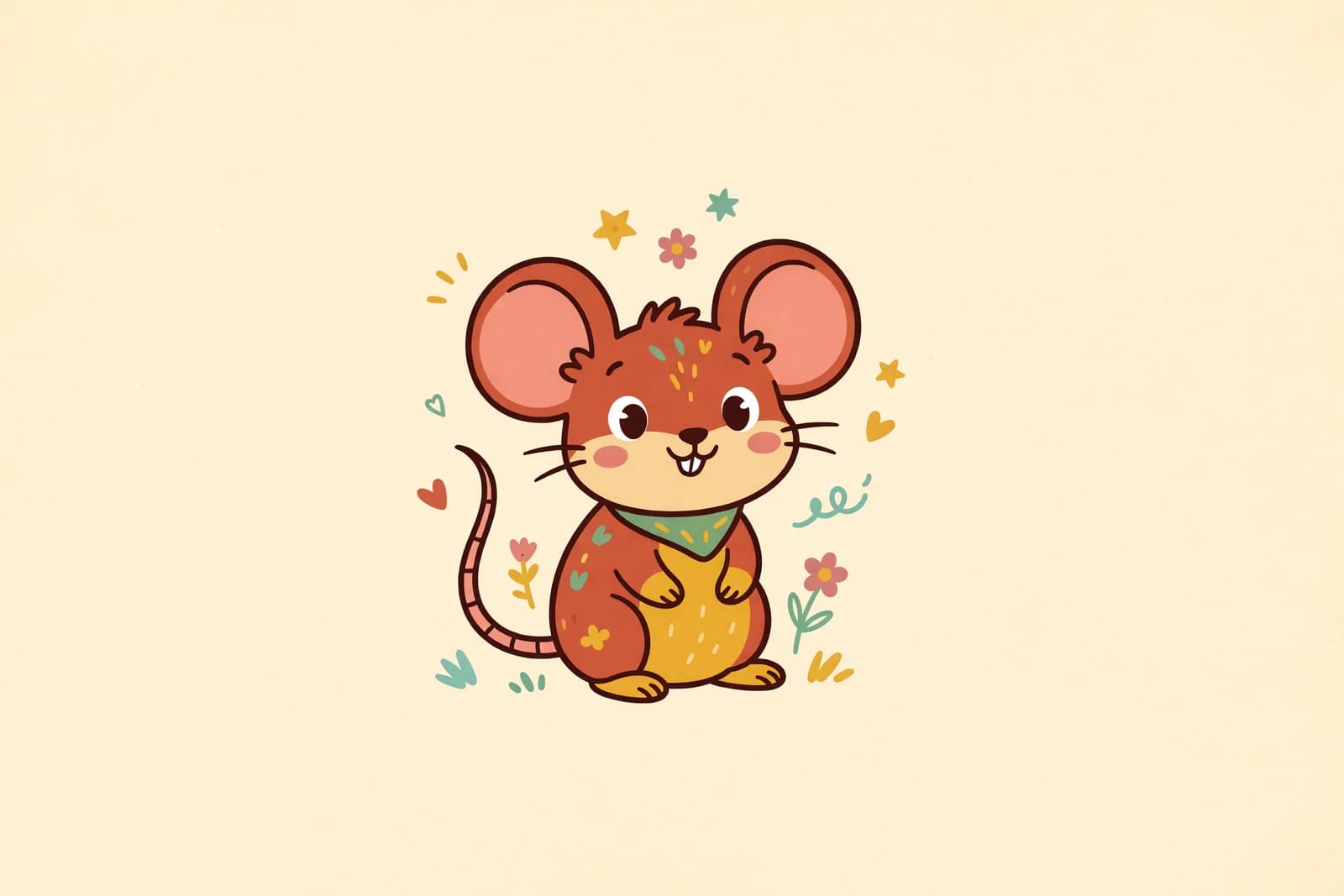 Illustration for How to Draw a Mouse (Easy Step-by-Step Guide)