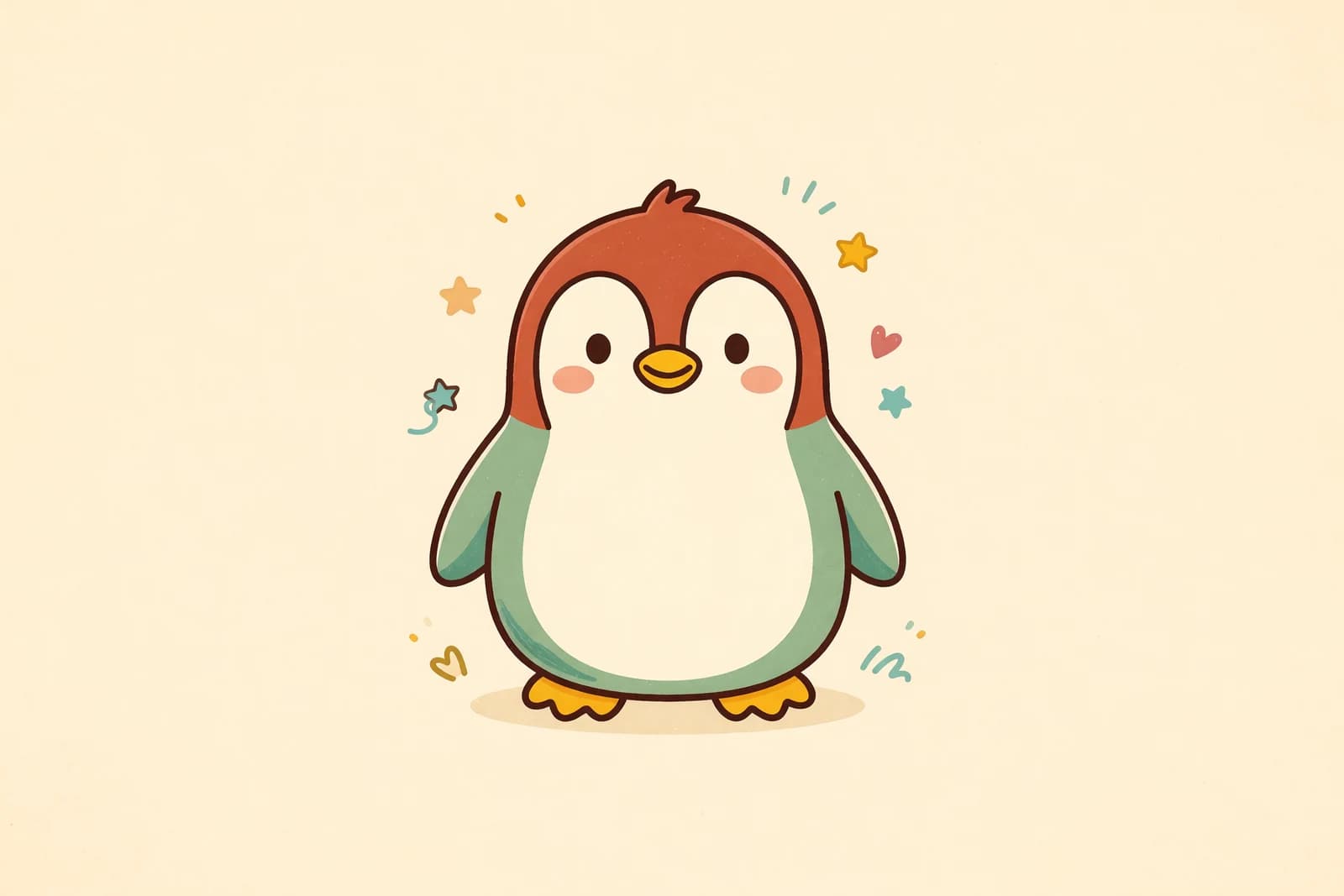 Illustration for How to Draw a Penguin (Easy Step-by-Step)