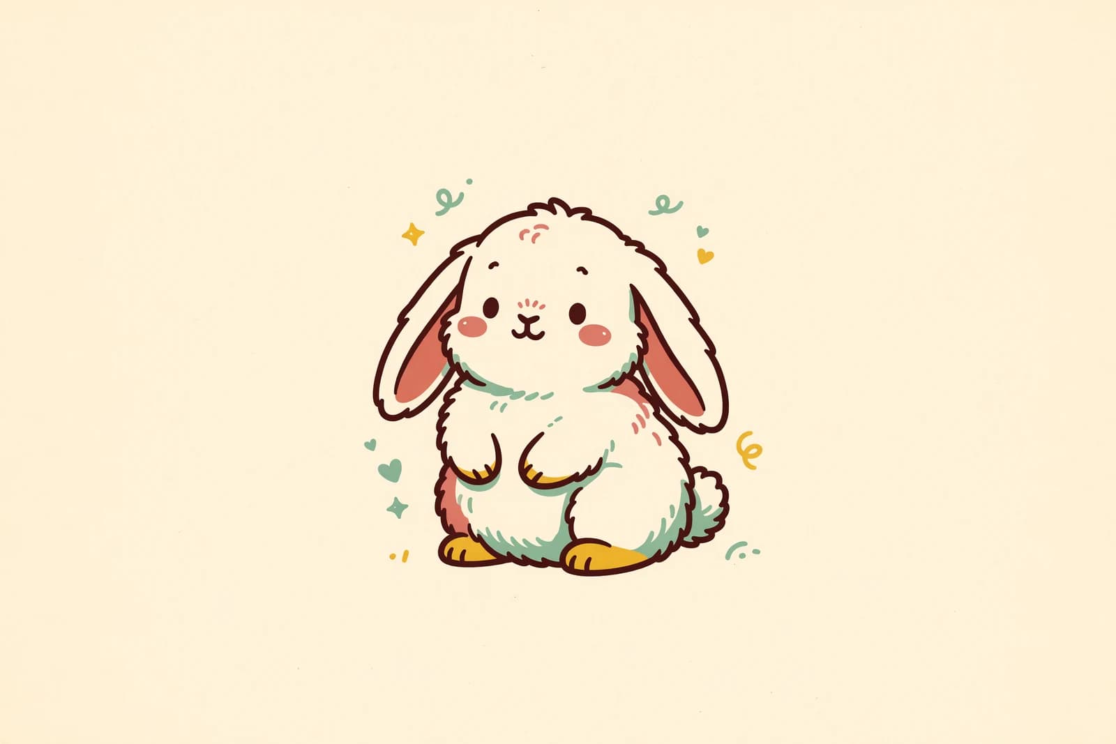 Illustration for How to Draw a Rabbit (Easy Bunny Step-by-Step)