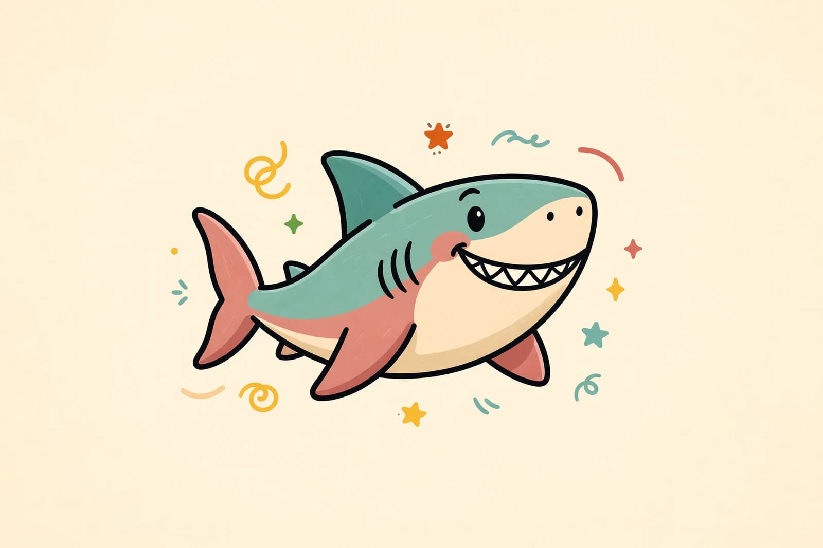 Illustration for How to Draw a Shark (Easy Step-by-Step Guide)