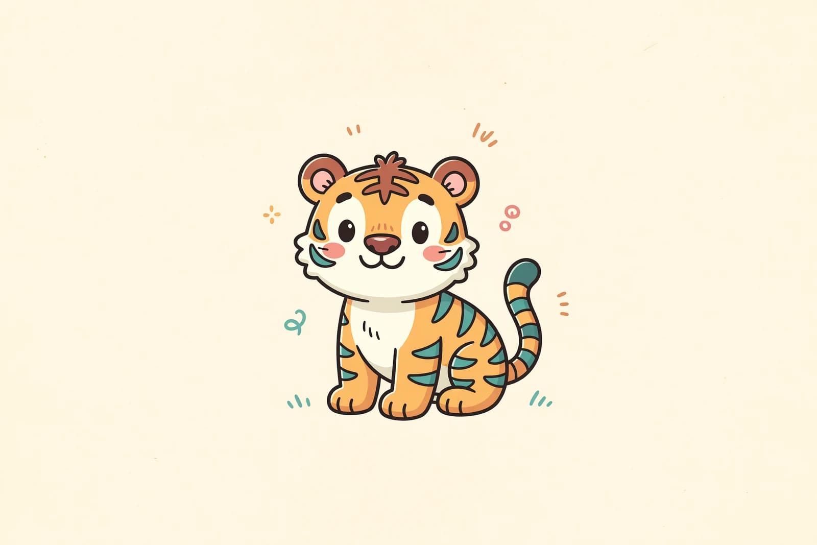 Illustration for How to Draw a Tiger (Easy Step-by-Step)